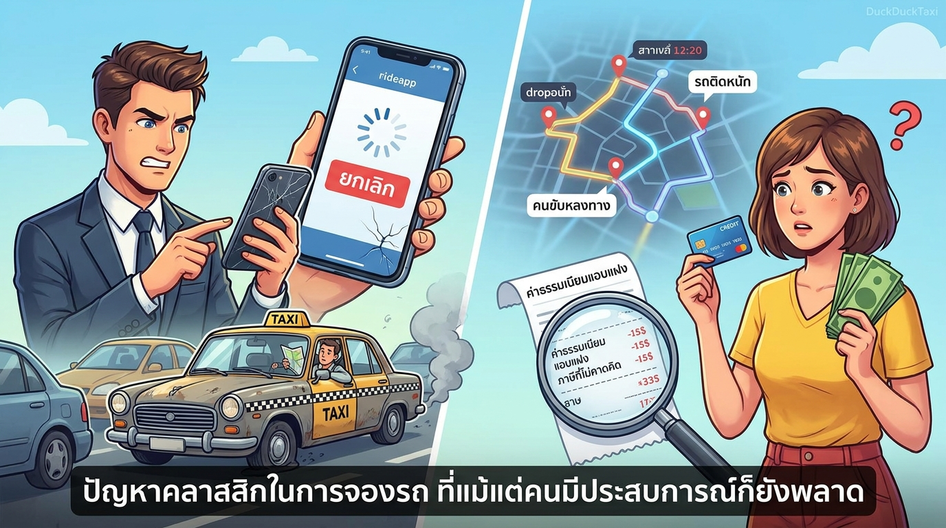 ปัญหาคลาสสิกของการจองรถที่คนมีประสบการณ์ก็ยังพลาดตกม้าตาย